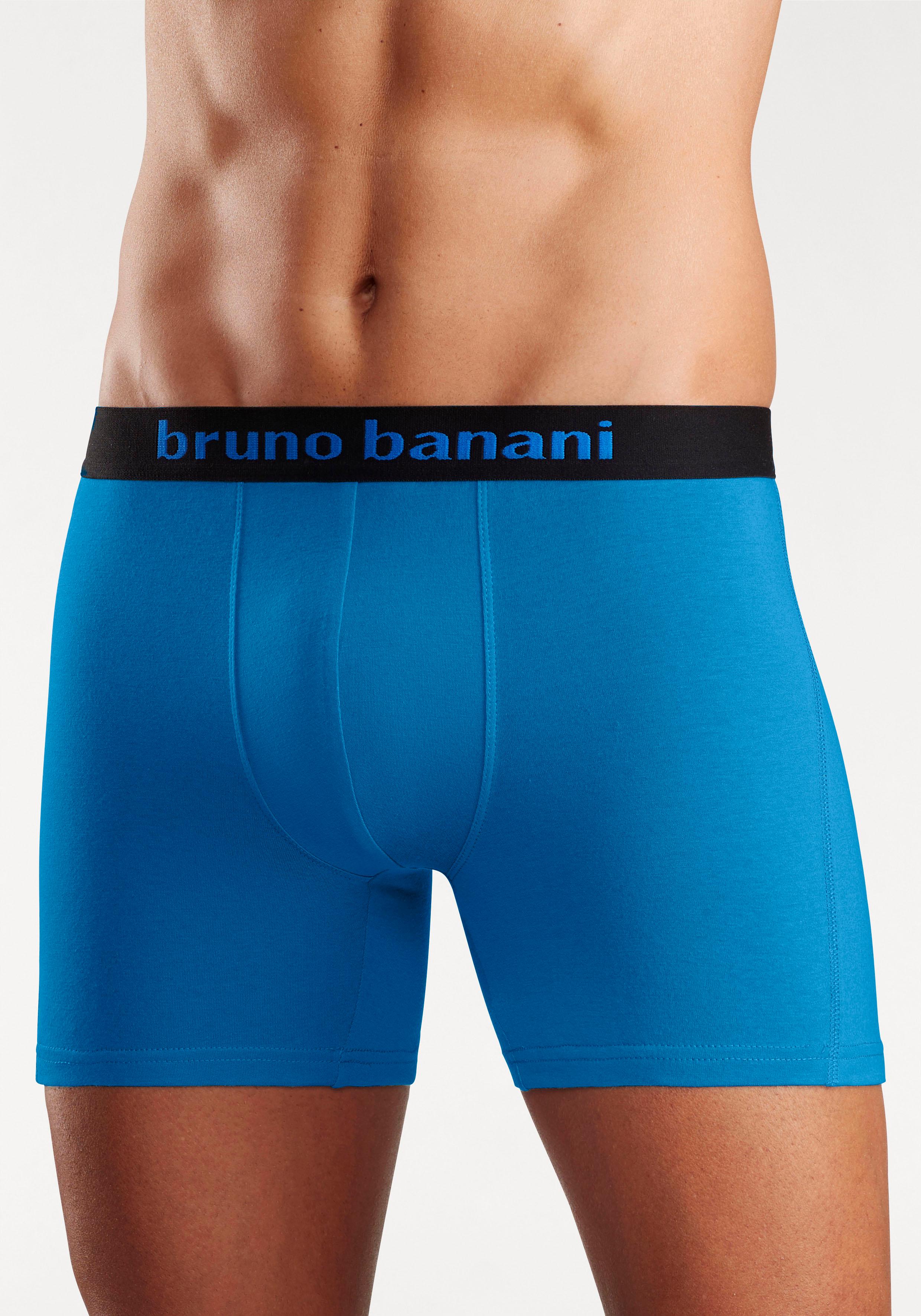 Bruno Banani Boxer "Boxershorts für Herren", (Packung, 4 St.), mit längerem günstig online kaufen