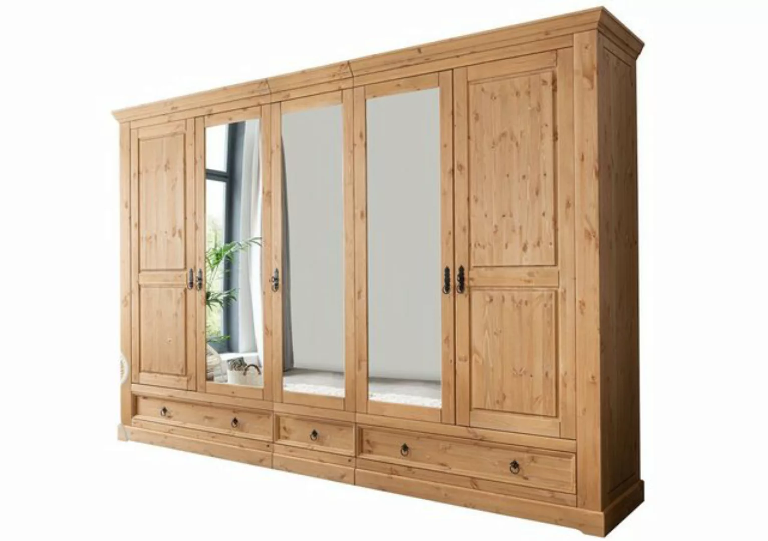 möbelando Kleiderschrank SZ-0079 (BxHxT: 310x215x62 cm) 310 x 215 x 62 cm ( günstig online kaufen