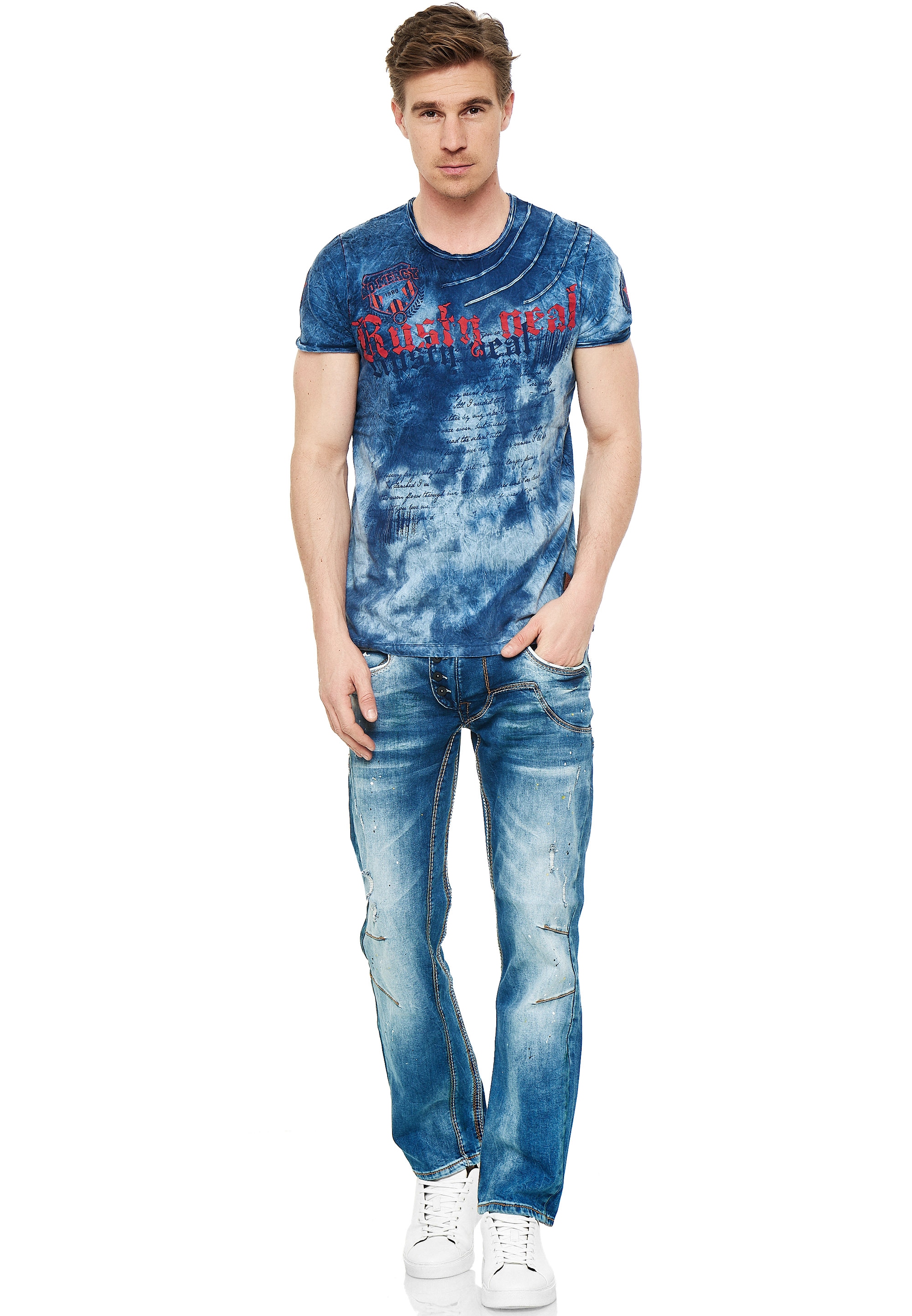 Rusty Neal Bequeme Jeans, im Regular Fit-Schnitt günstig online kaufen
