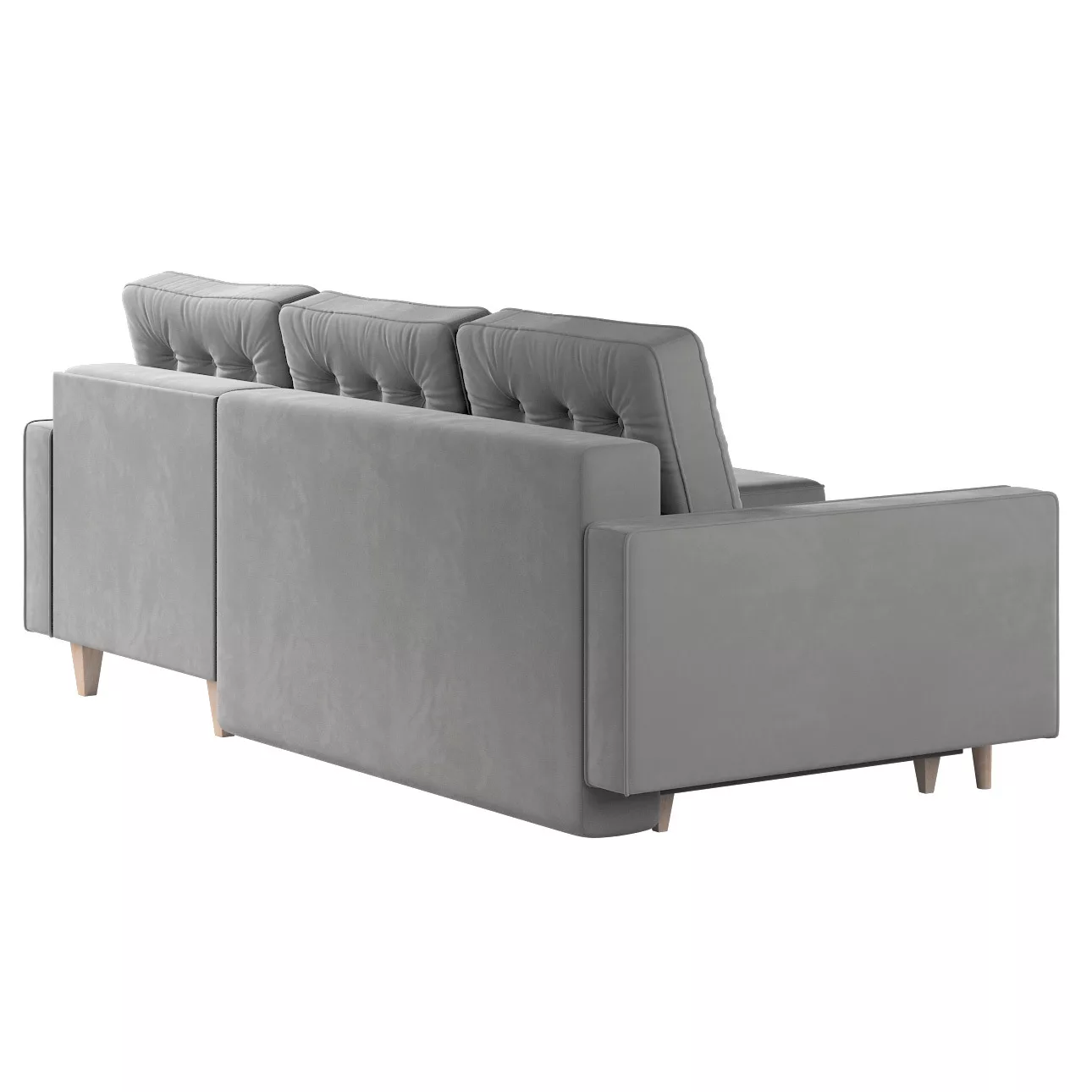 Ausklappbares Ecksofa Svein, grau, 224x164x91, Polsterstoffe (RI91) günstig online kaufen