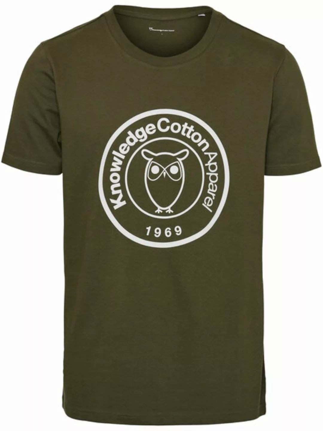 Knowledgecotton Herren T-shirt Alder Reine Bio-baumwolle günstig online kaufen