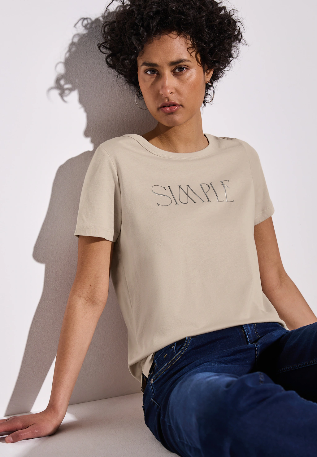 STREET ONE T-Shirt, mit Wording-Print günstig online kaufen