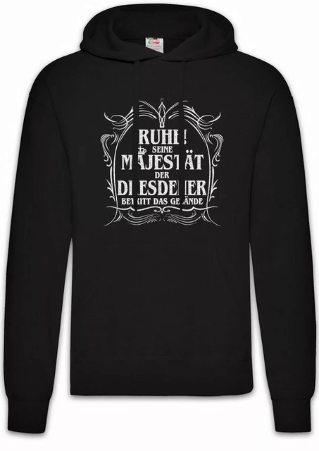 Urban Backwoods Hoodie Seine Majestät Der Dresdener Herren Hoodie DDR Elbe günstig online kaufen