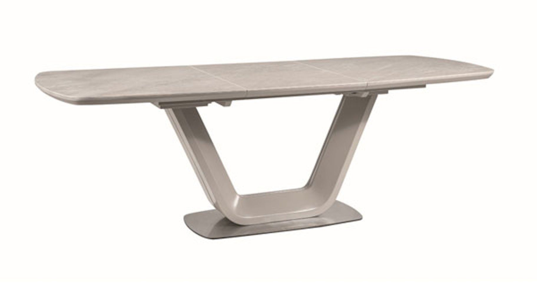 Feldmann-Wohnen Esstisch Accra (1-St), 160-220x90cm grau günstig online kaufen