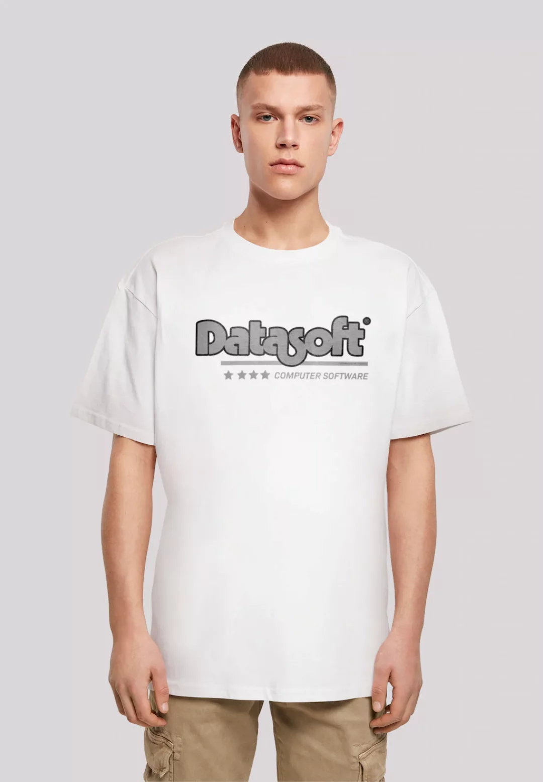 F4NT4STIC T-Shirt "DATASOFT Logo black Retro Gaming SEVENSQUARED", Print günstig online kaufen