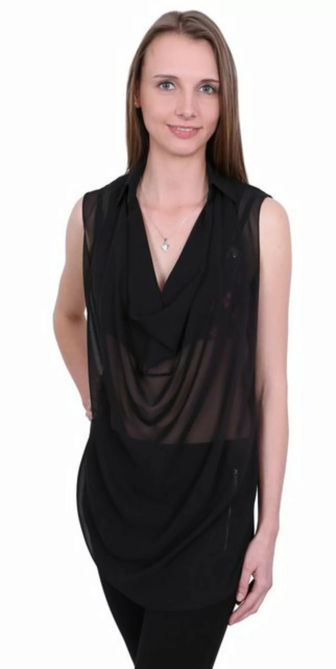 Sarcia.eu Blusentop John Zack Schwarze Bluse Schleierbluse XS günstig online kaufen