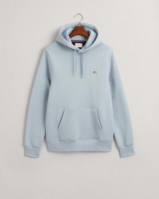 Gant Sweatshirt REG SHIELD HOODIE, DOVE BLUE günstig online kaufen