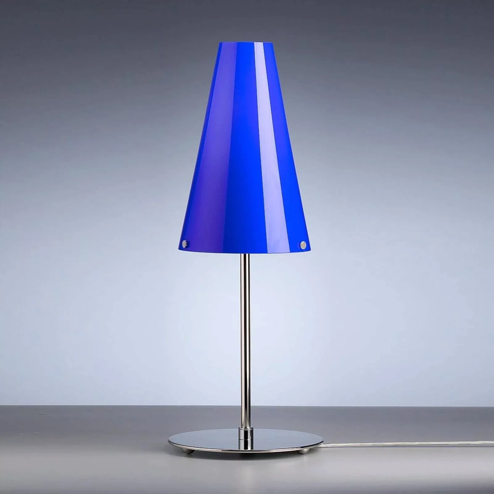 TECNOLUMEN Walter Schnepel Tischlampe, blau günstig online kaufen