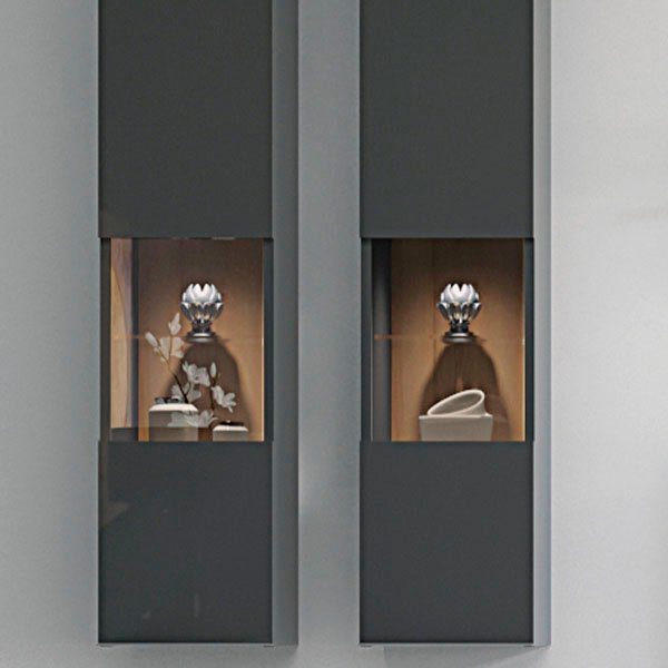 Places of Style Glasvitrine "Onyx", hochwertig UV lackiert, mit Soft-Close- günstig online kaufen