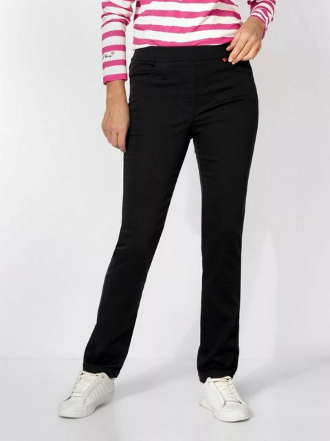 Relaxed by TONI 5-Pocket-Hose My Darling mit breitem Jerseybund günstig online kaufen