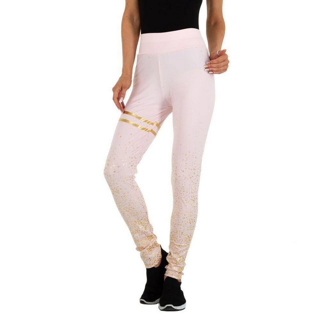 Ital-Design Leggings Damen Freizeit Stretch Klassische Leggings in Rosa günstig online kaufen