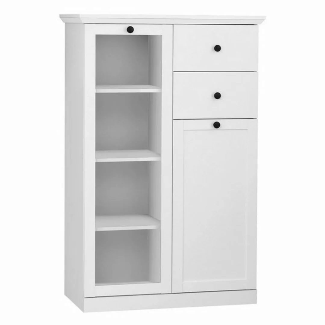 ebuy24 Vitrine BrandsonBaxter Vitrine 81 x 129 cm 2 Türen, 2 Schu günstig online kaufen