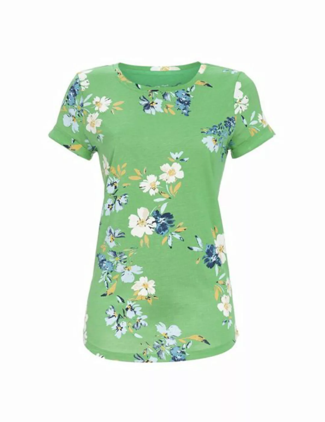 Ringella Pyjamaoberteil mit Blumendessin (1-tlg) günstig online kaufen