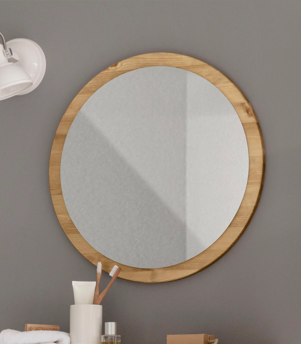 Home affaire Badspiegel "Ayanna", Spiegel, 50 cm Durchmesser günstig online kaufen