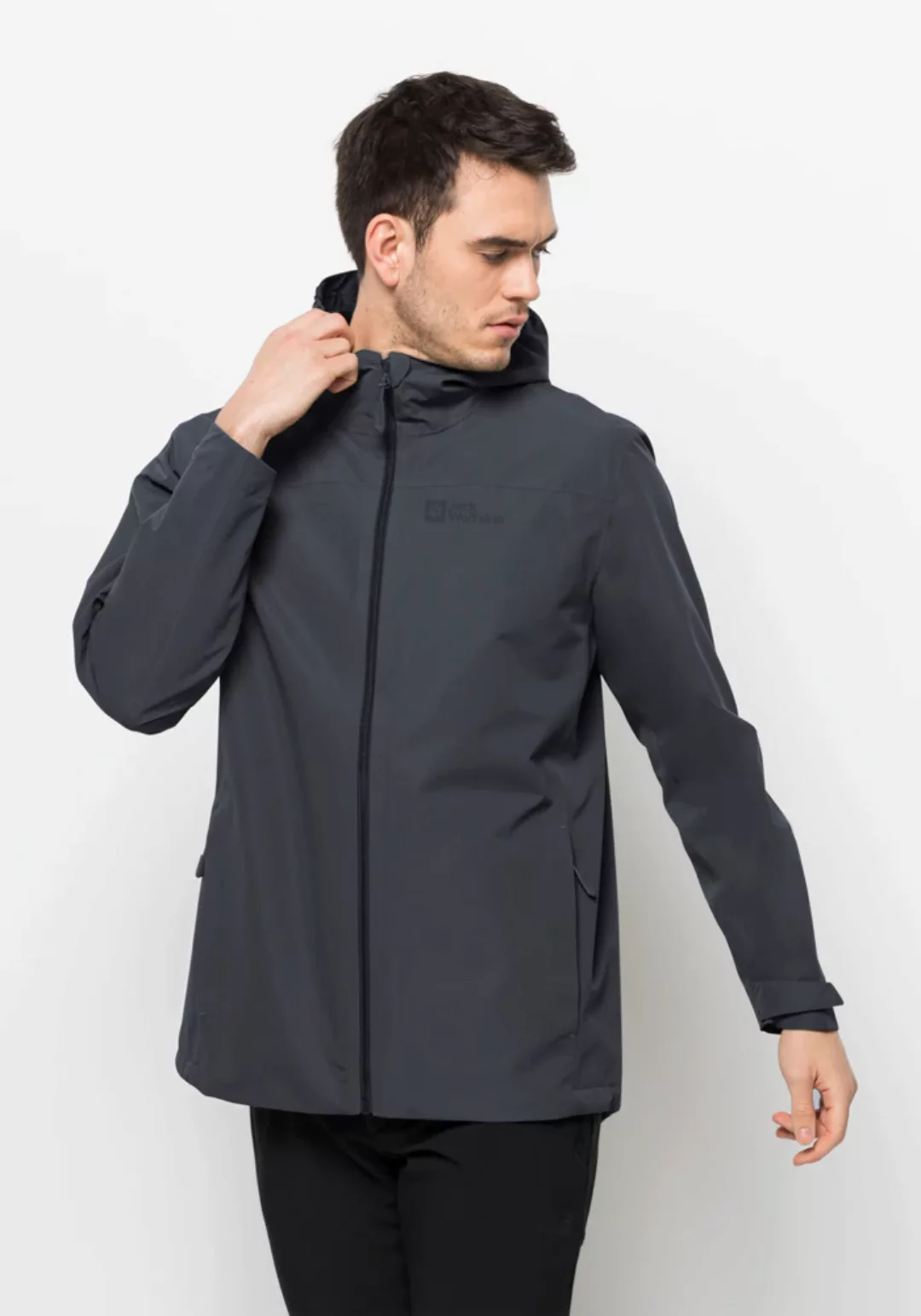 Jack Wolfskin Outdoorjacke "BESLER 2L JKT M", mit Kapuze günstig online kaufen