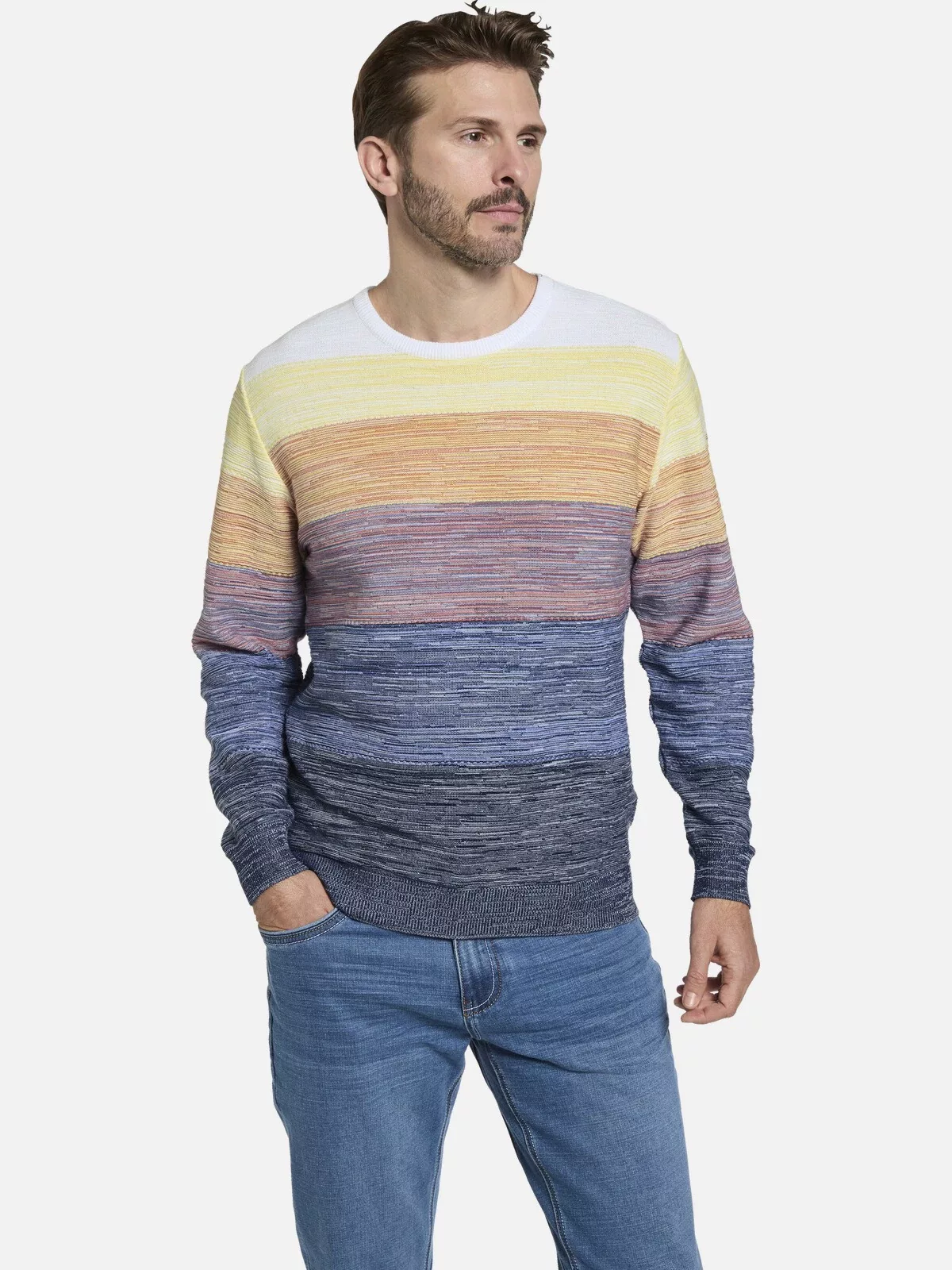 Babista Rundhalspullover "Pullover CARIENO", im Colorblocking-Stil günstig online kaufen