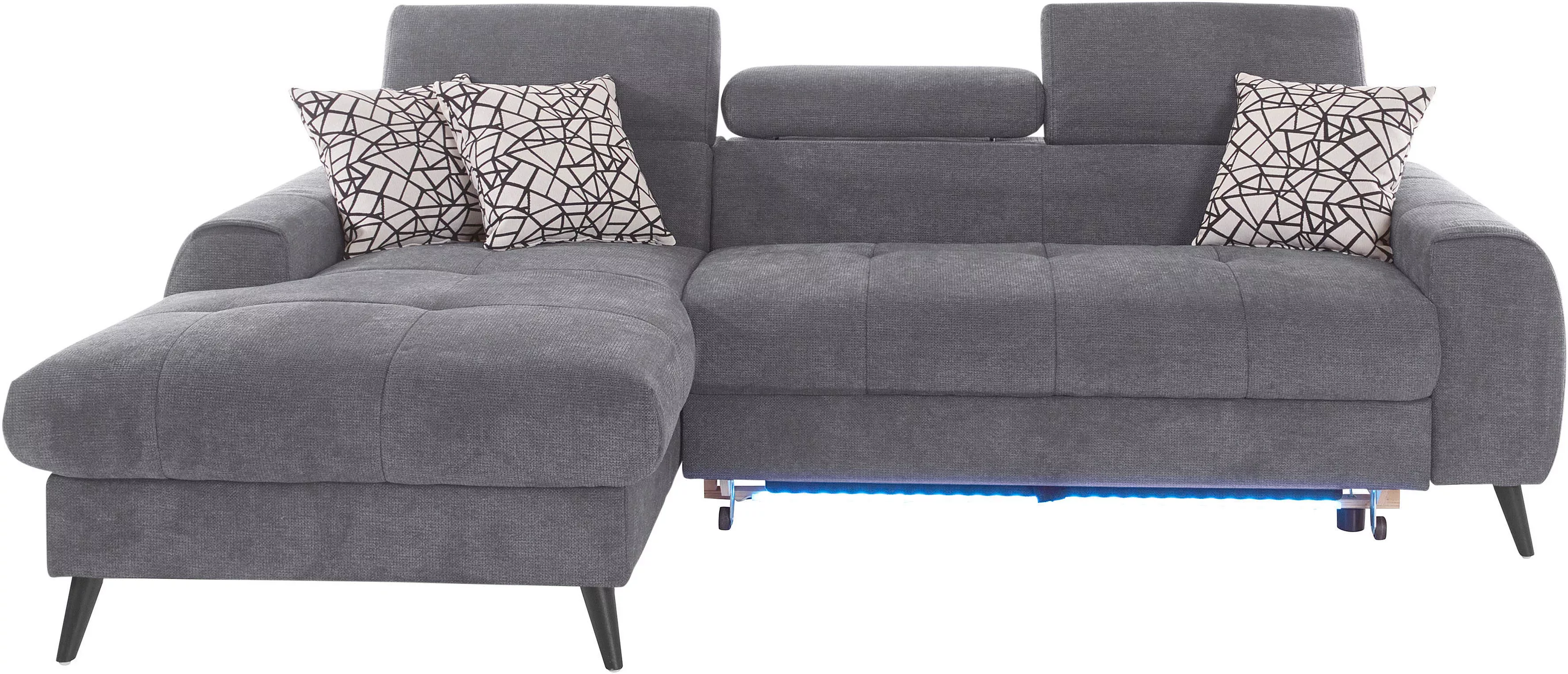 COTTA Ecksofa "Mia L-Form", 3-tlg.-Kissen-Set, Recamiere, wahlweise mit ode günstig online kaufen