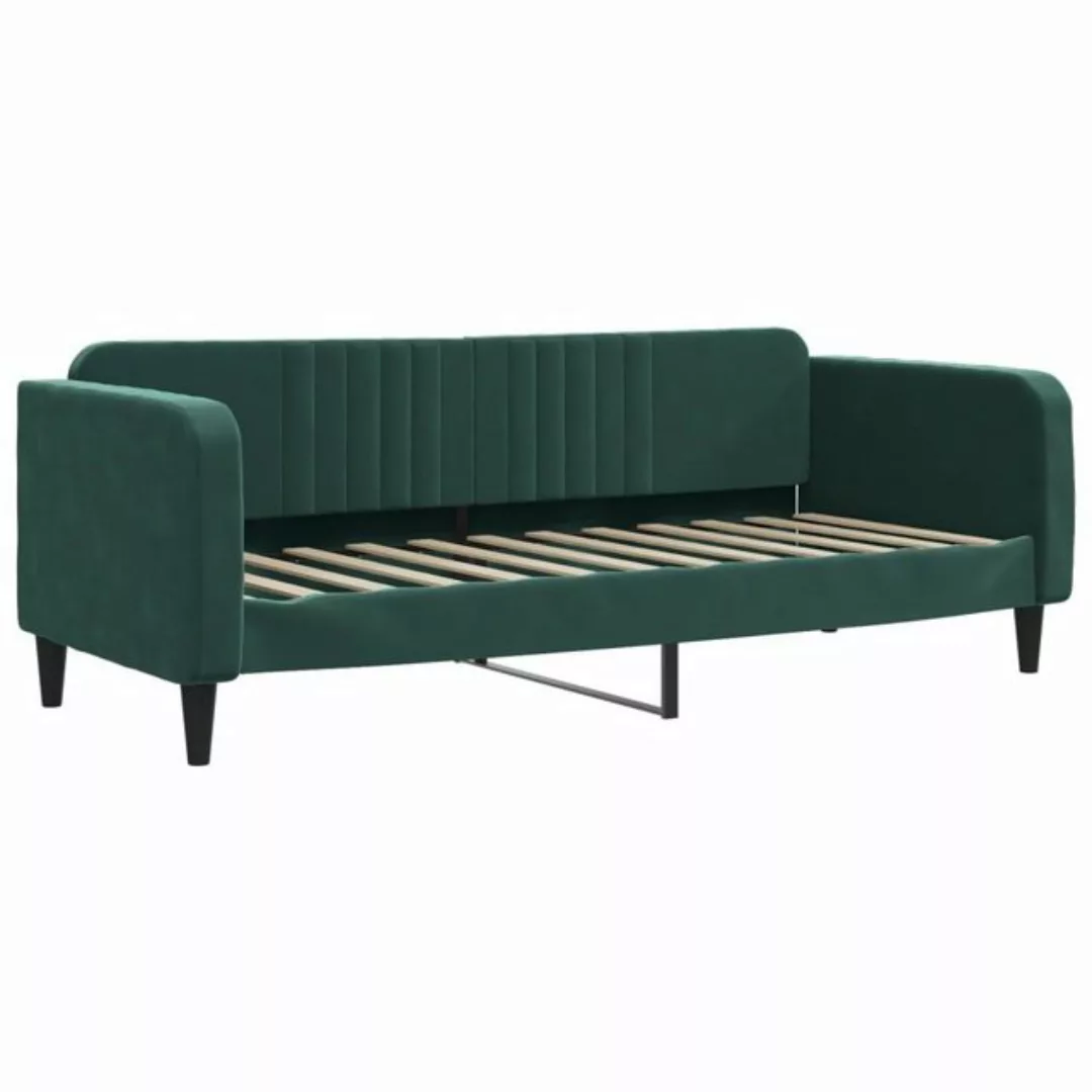 vidaXL Bett Tagesbett Dunkelgrün 80x200 cm Samt günstig online kaufen