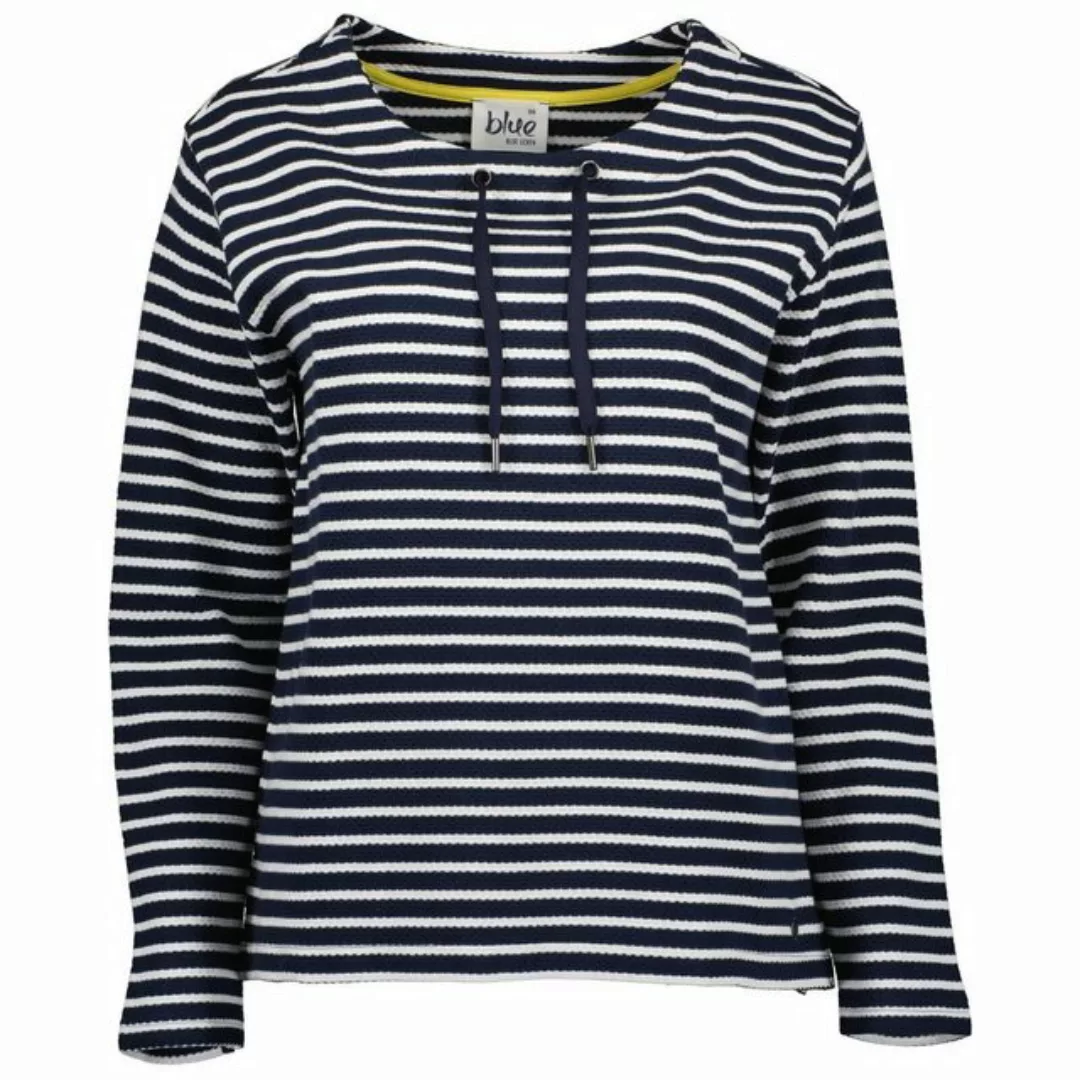 Blue Seven Rundhalspullover Damen Pullover Streifen - Gestreifter Pulli Swe günstig online kaufen