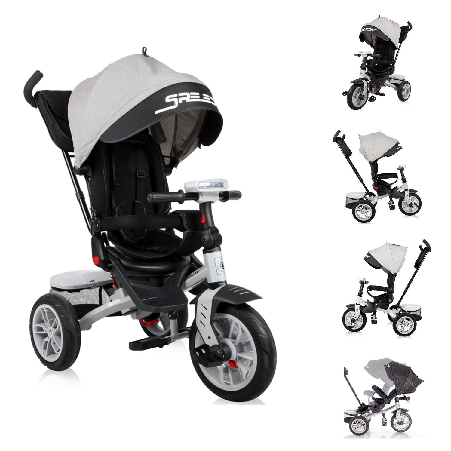Lorelli Dreirad Tricycle Speedy, Luftreifen, drehbarer günstig online kaufen