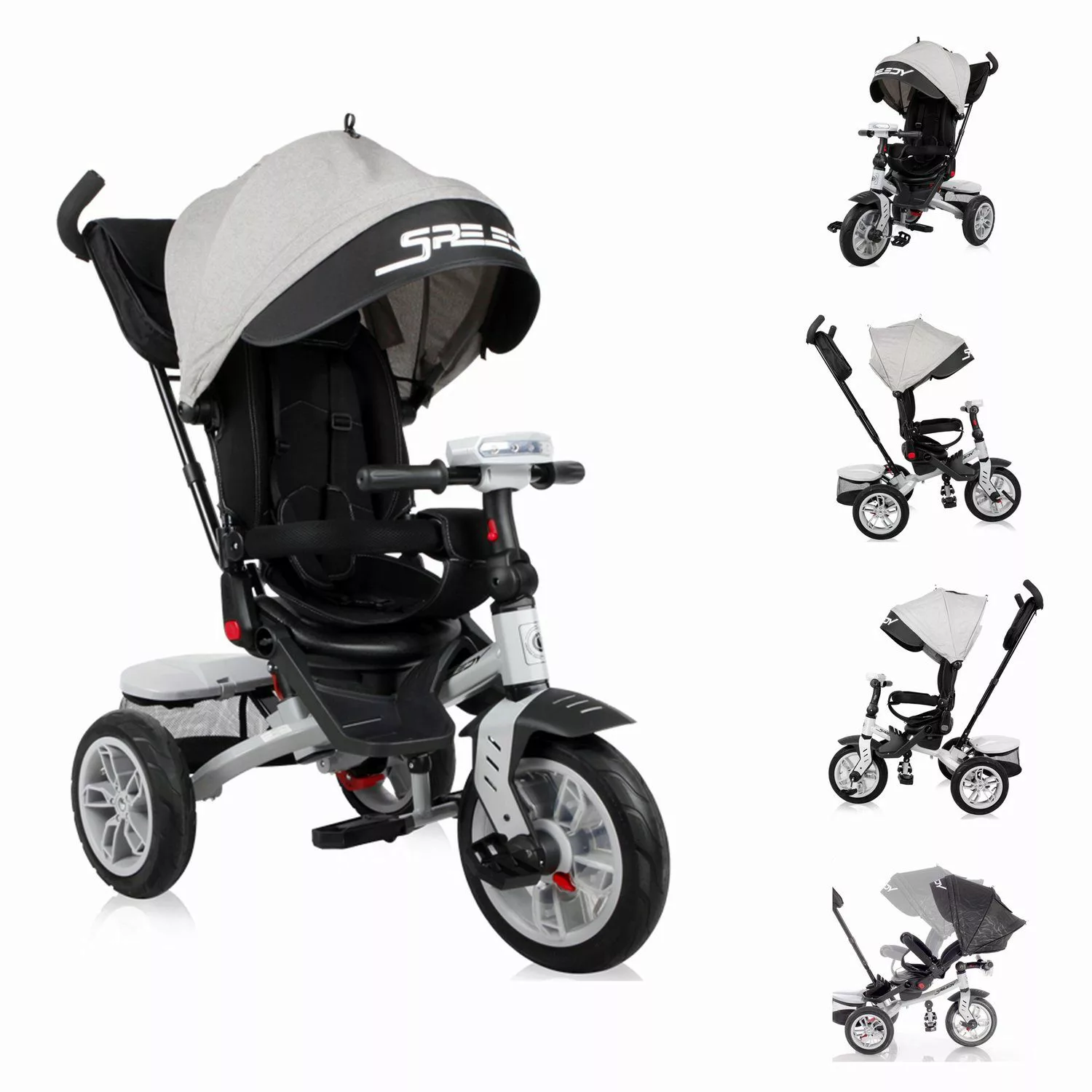 Lorelli Dreirad Tricycle Speedy, Luftreifen, drehbarer günstig online kaufen