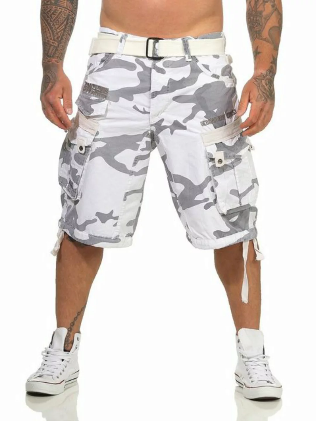 Geographical Norway Cargoshorts Herren Shorts PANORAMIQUE (mit abnehmbarem günstig online kaufen