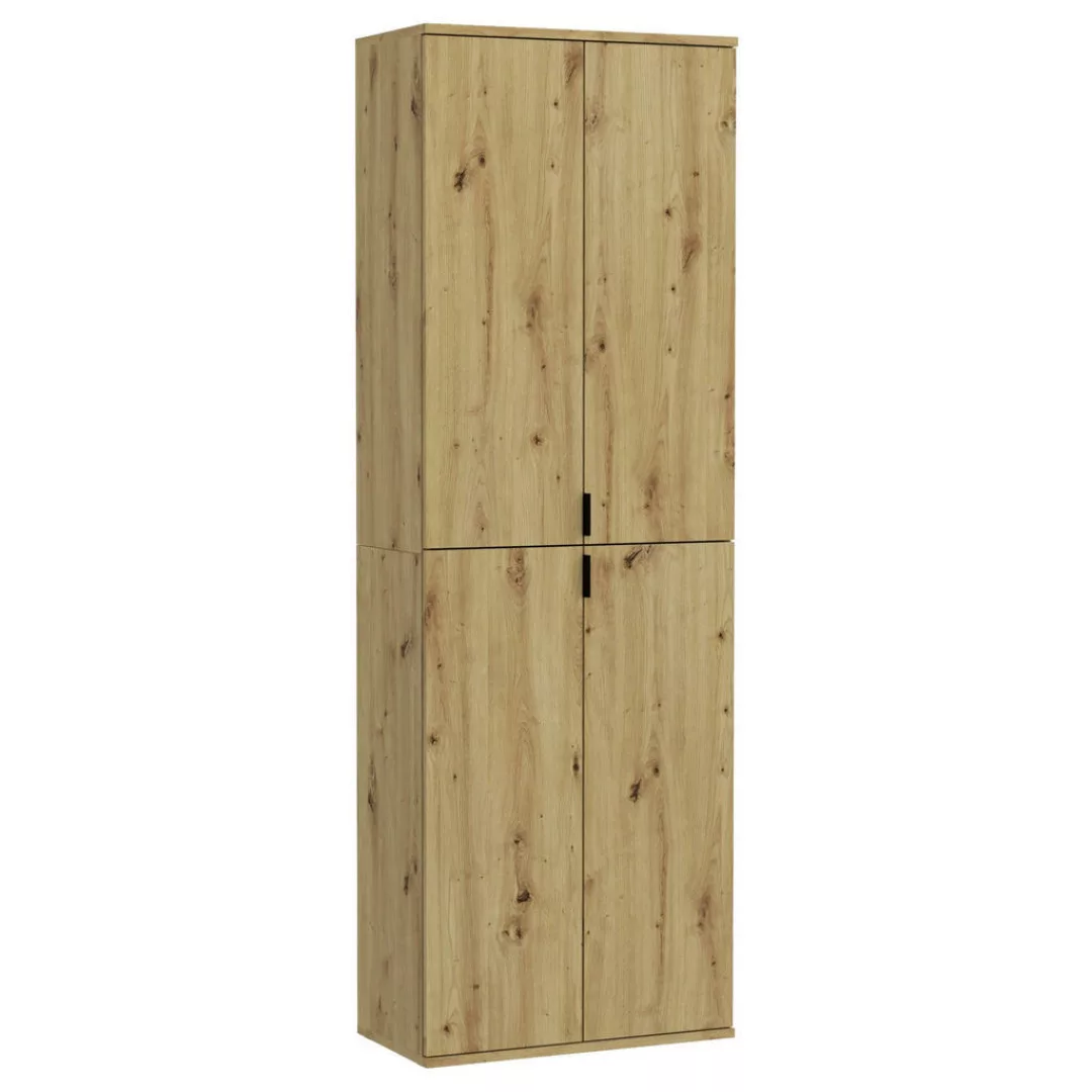 Badhochschrank PROJEKT Eiche Artisan Nachbildung B/H/T: ca. 61x193x34 cm günstig online kaufen