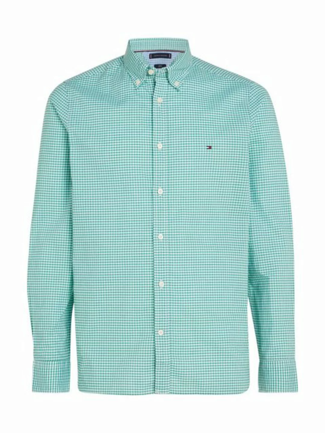 Tommy Hilfiger Karohemd FLEX TEXTURED GINGHAM SF SHIRT mit kleiner Logostic günstig online kaufen