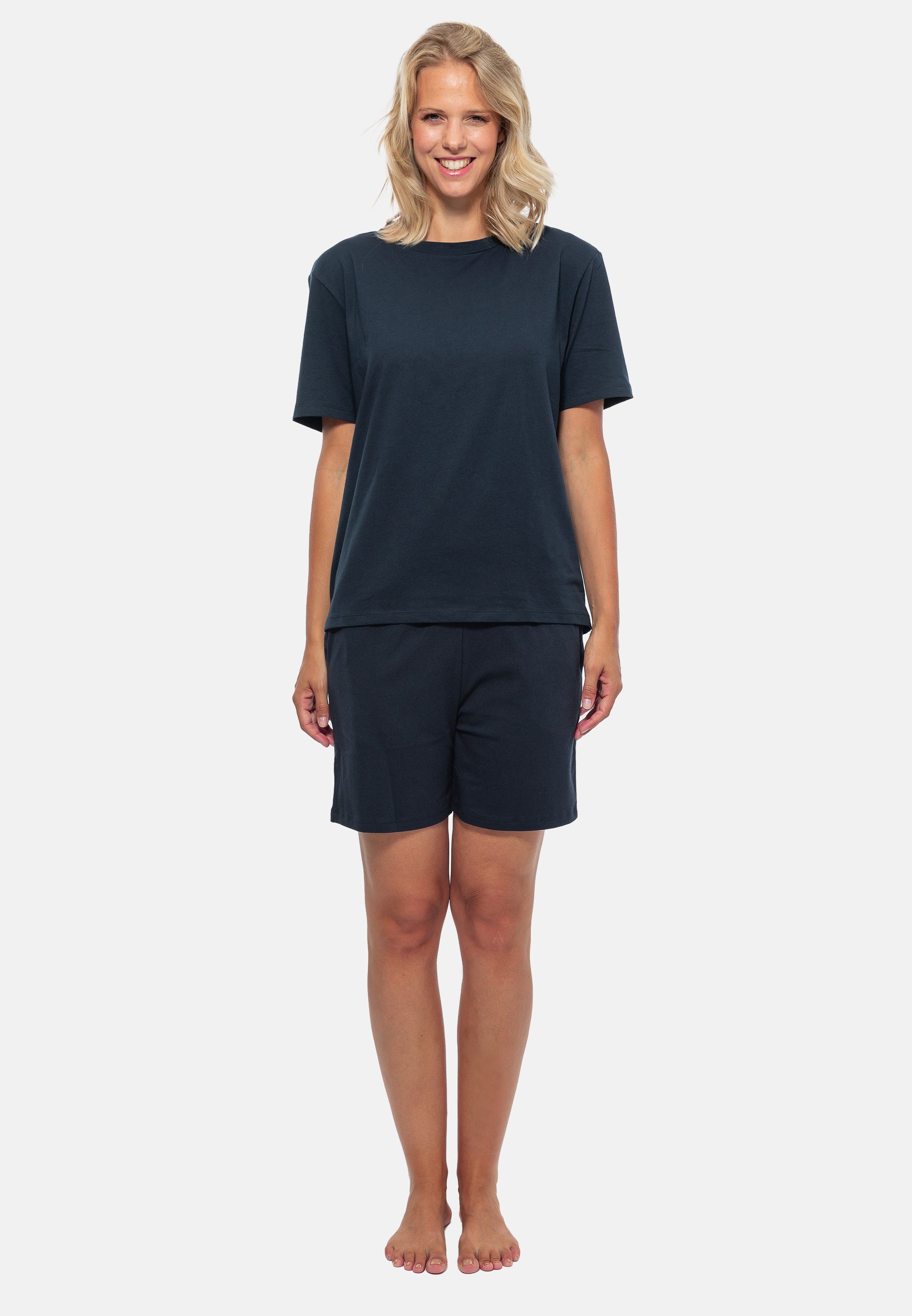 Schiesser Pyjama Organic Cotton (Set, 2 günstig online kaufen