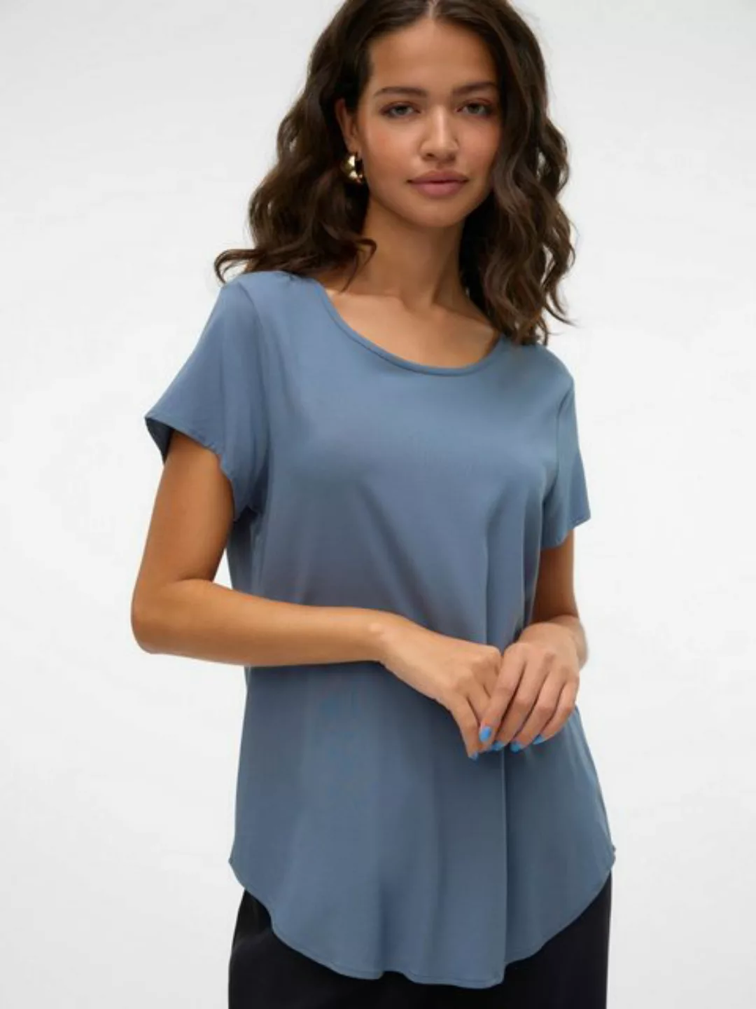 Vero Moda Blusenshirt "VMBELLA SS TOP WVN GA NOOS" günstig online kaufen