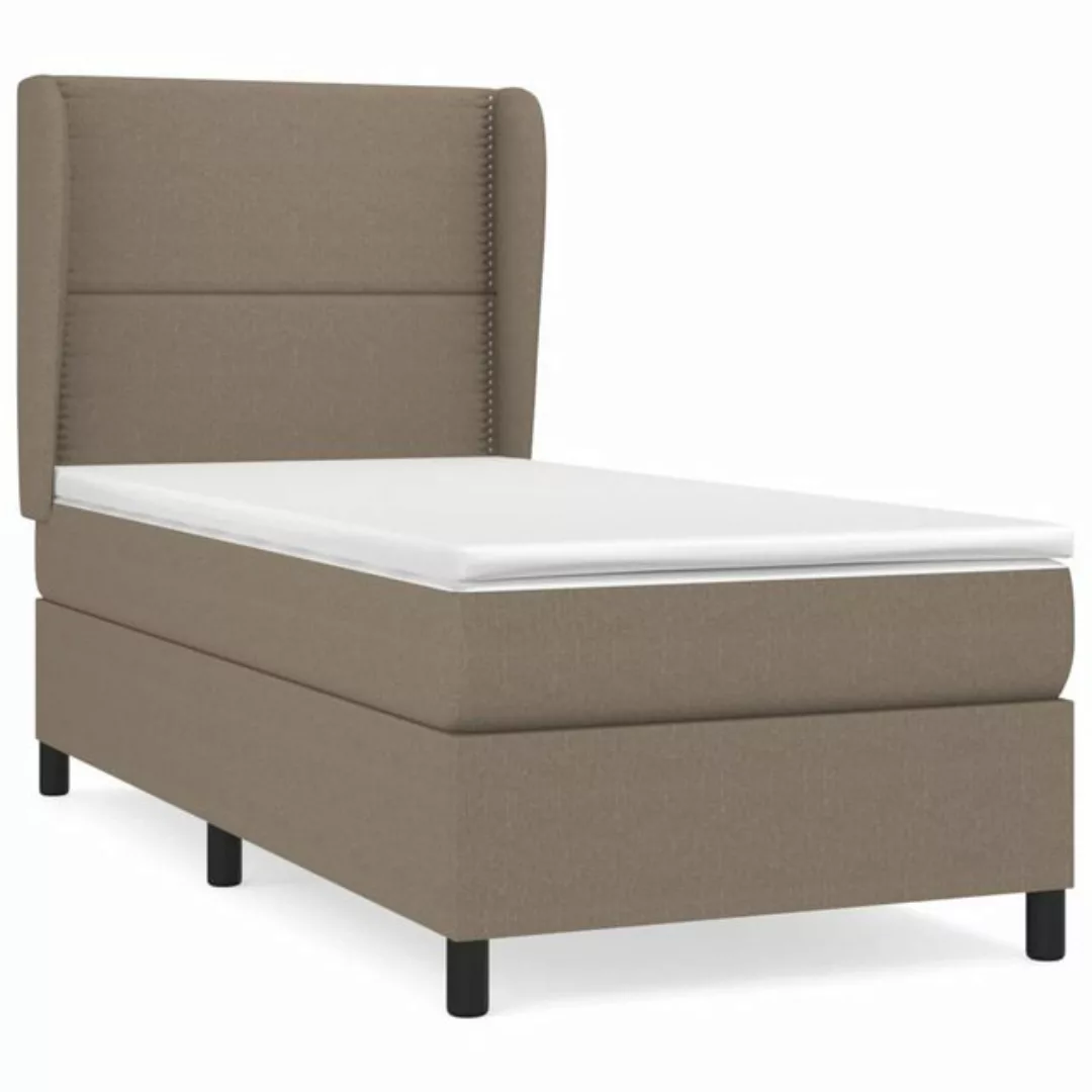 vidaXL Boxspringbett Bett Boxspringbett mit Matratze & Topper Stoff verschi günstig online kaufen