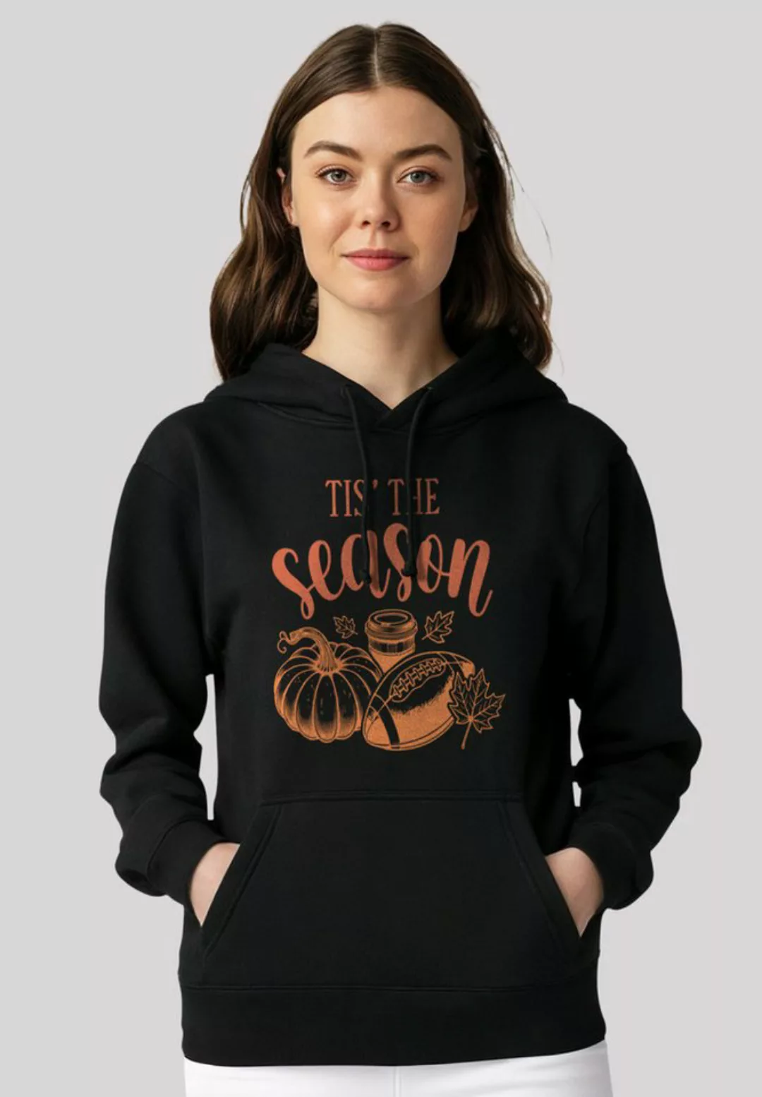 F4NT4STIC Kapuzenpullover Fall pumpkin coffe football its the Season Premiu günstig online kaufen