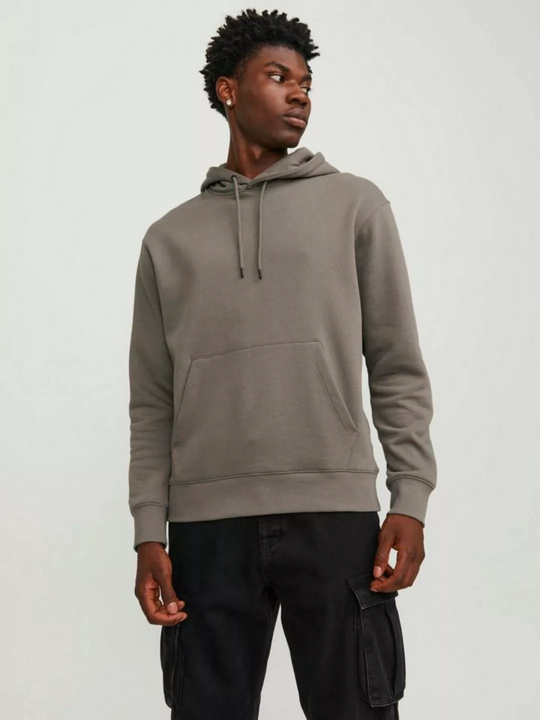 Jack & Jones Kapuzensweatshirt JJESTAR BASIC SWEAT HOOD NOOS mit Rippbündch günstig online kaufen