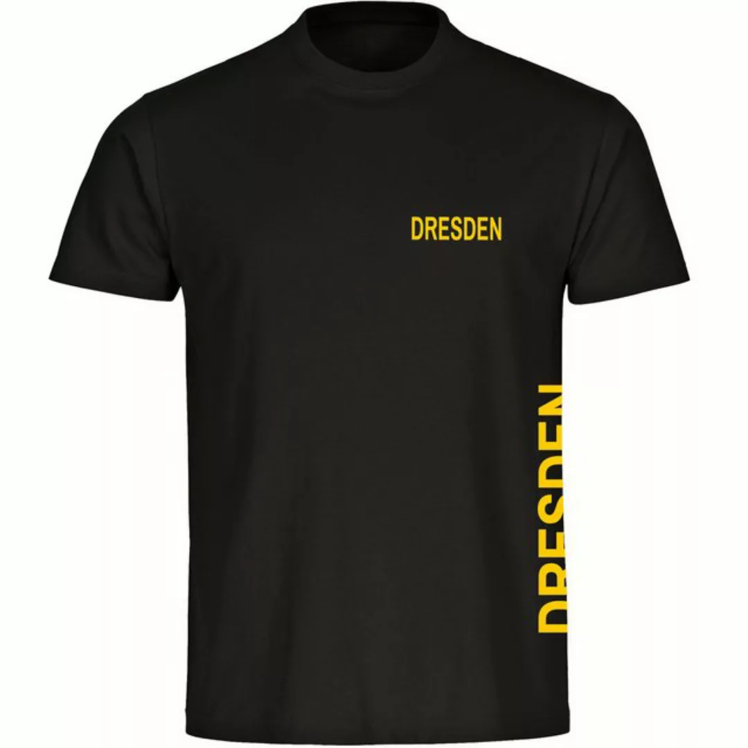 multifanshop T-Shirt Herren Dresden - Brust & Seite - Männer günstig online kaufen