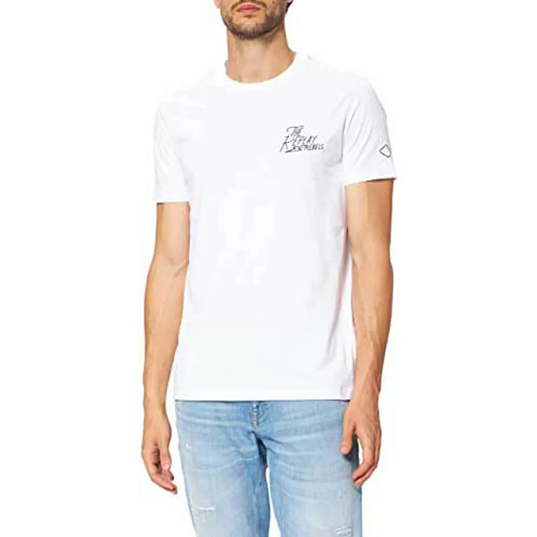 Replay M3459.000.22980p T-shirt L White günstig online kaufen