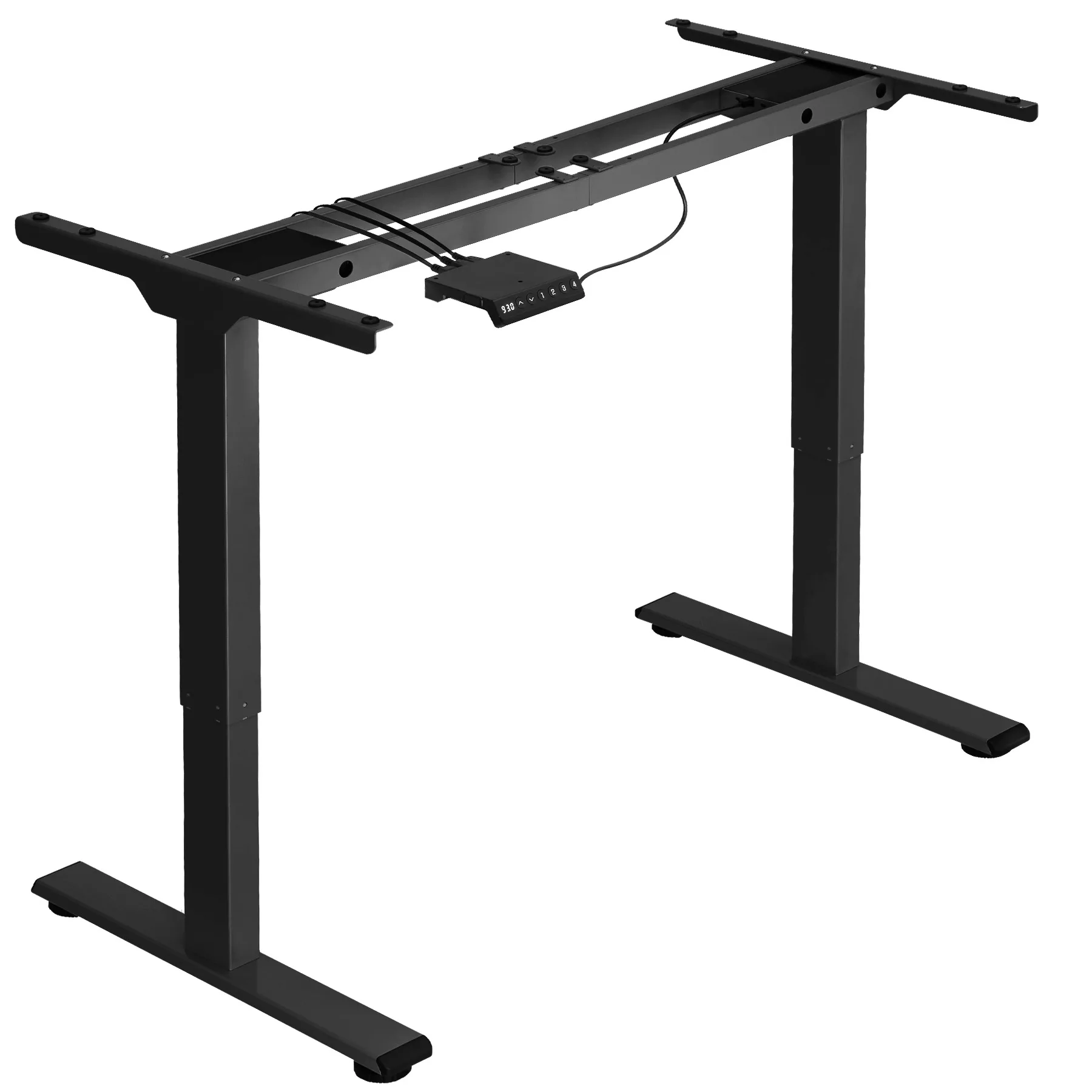 Tischgestell Melville höhenverstellbar 110-168x60x70-119cm - schwarz günstig online kaufen