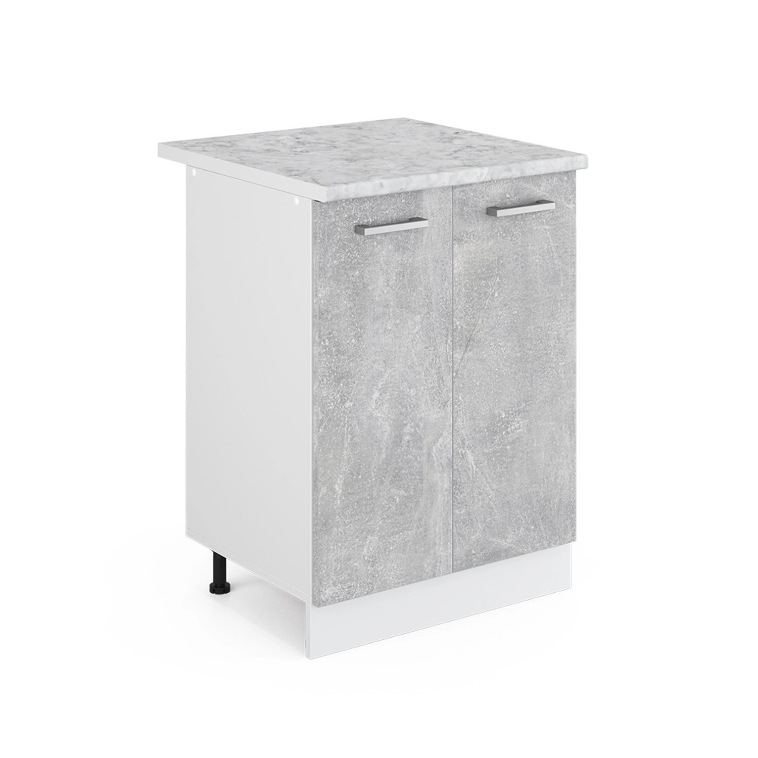 Vicco Unterschrank R-Line, Beton/Weiß, 60 cm, günstig online kaufen