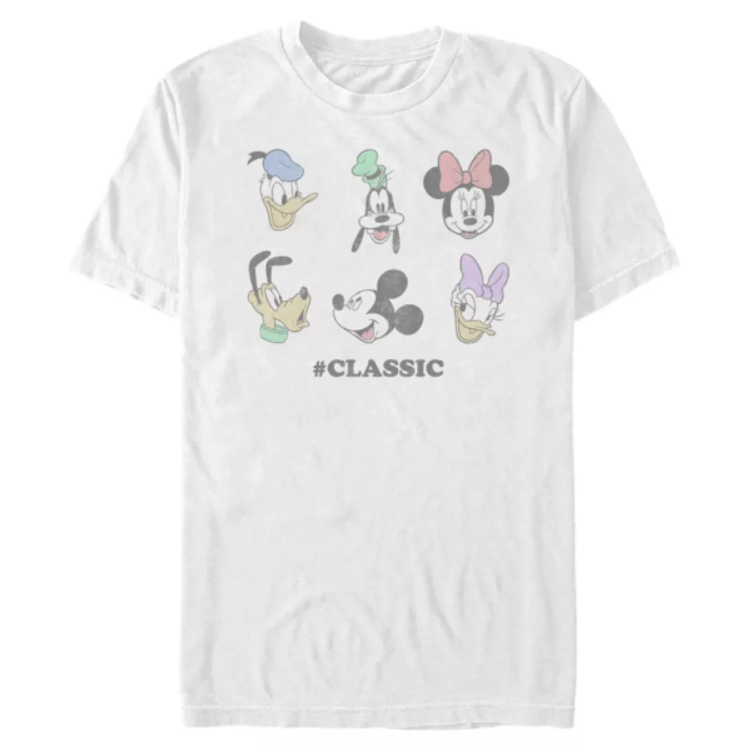 Disney Classics - Micky Maus - Micky Maus Classic Heads - Männer T-Shirt günstig online kaufen