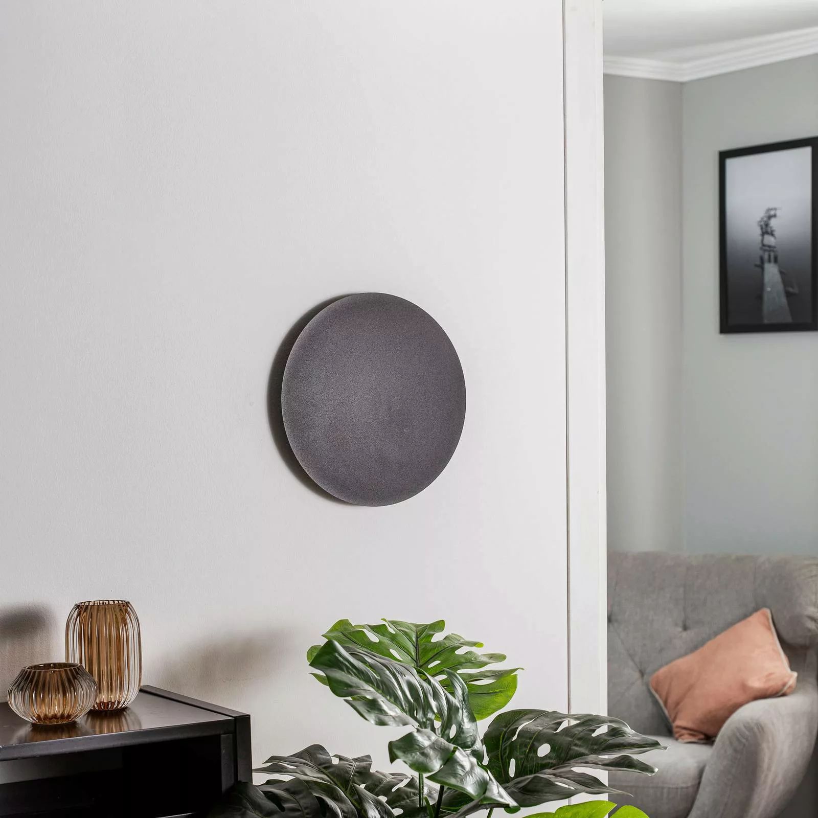 Wandleuchte Form 2, indirekt leuchtend, Ø 30 cm günstig online kaufen