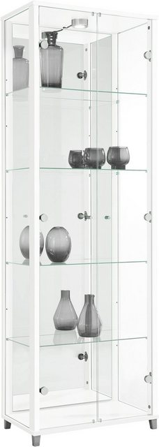 fif möbel Vitrine "OPTIMA", Standvitrine, Vitrinenschrank, Glasvitrine, Sam günstig online kaufen