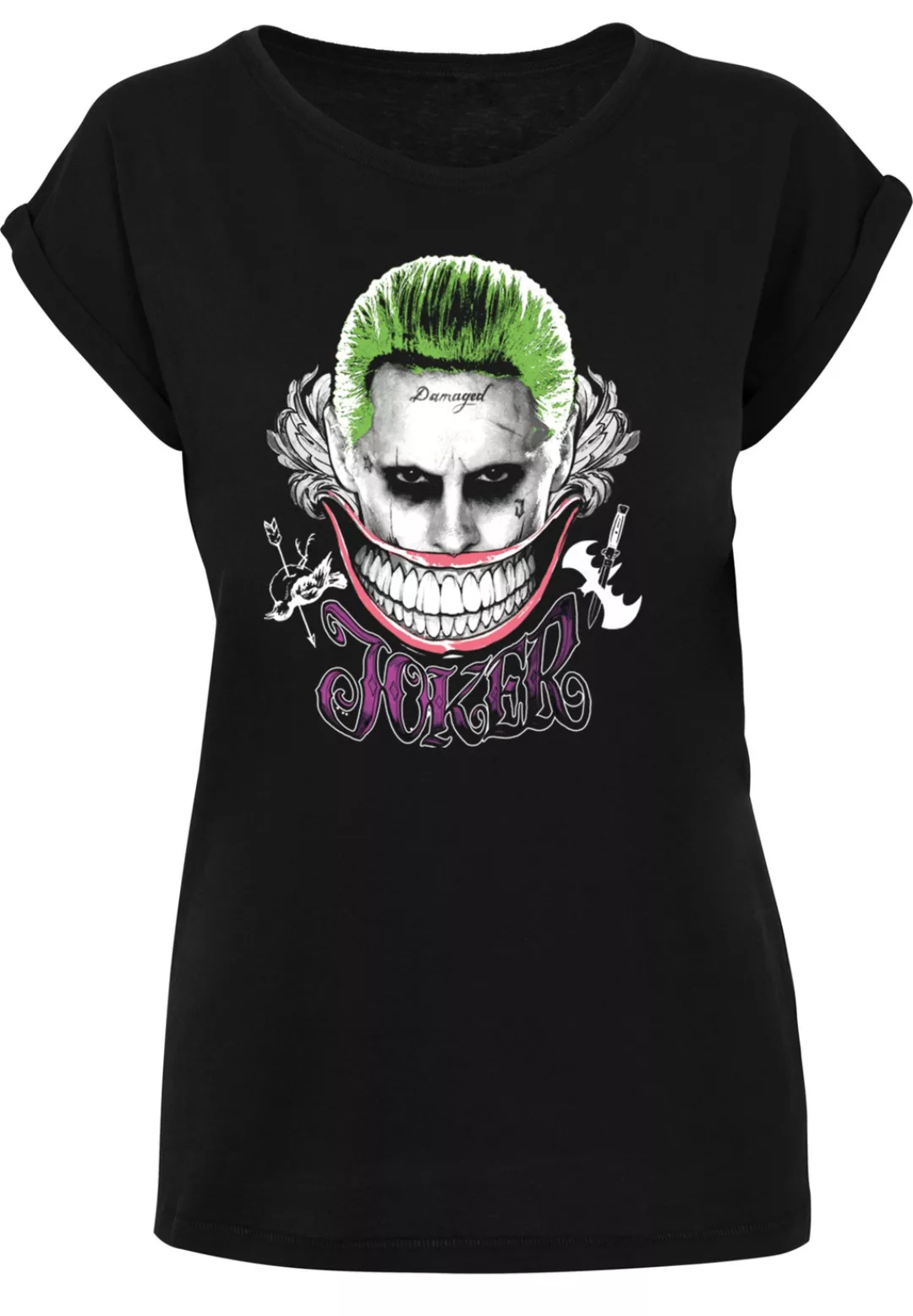 F4NT4STIC T-Shirt "Suicide Squad Joker Coloured Smile", Print günstig online kaufen