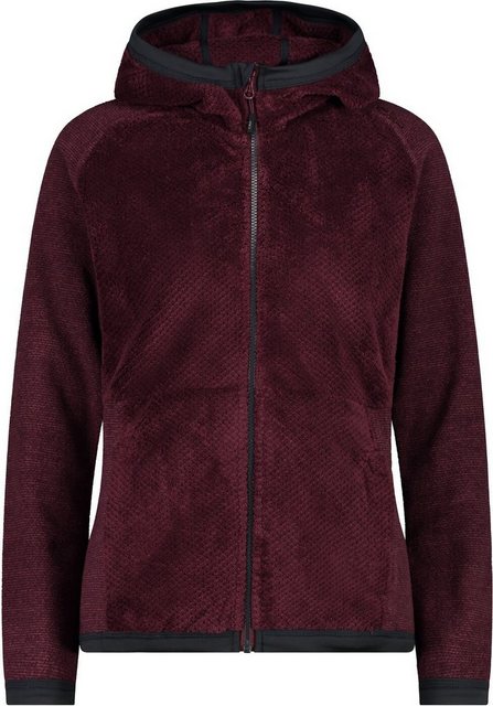 CMP Fleecejacke WOMAN JACKET FIX HOOD BURGUNDY günstig online kaufen