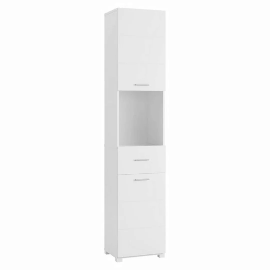 Homfa Hochschrank Badschrank, Badezimmerschrank, Badregal schmal, Weiß, 180 günstig online kaufen