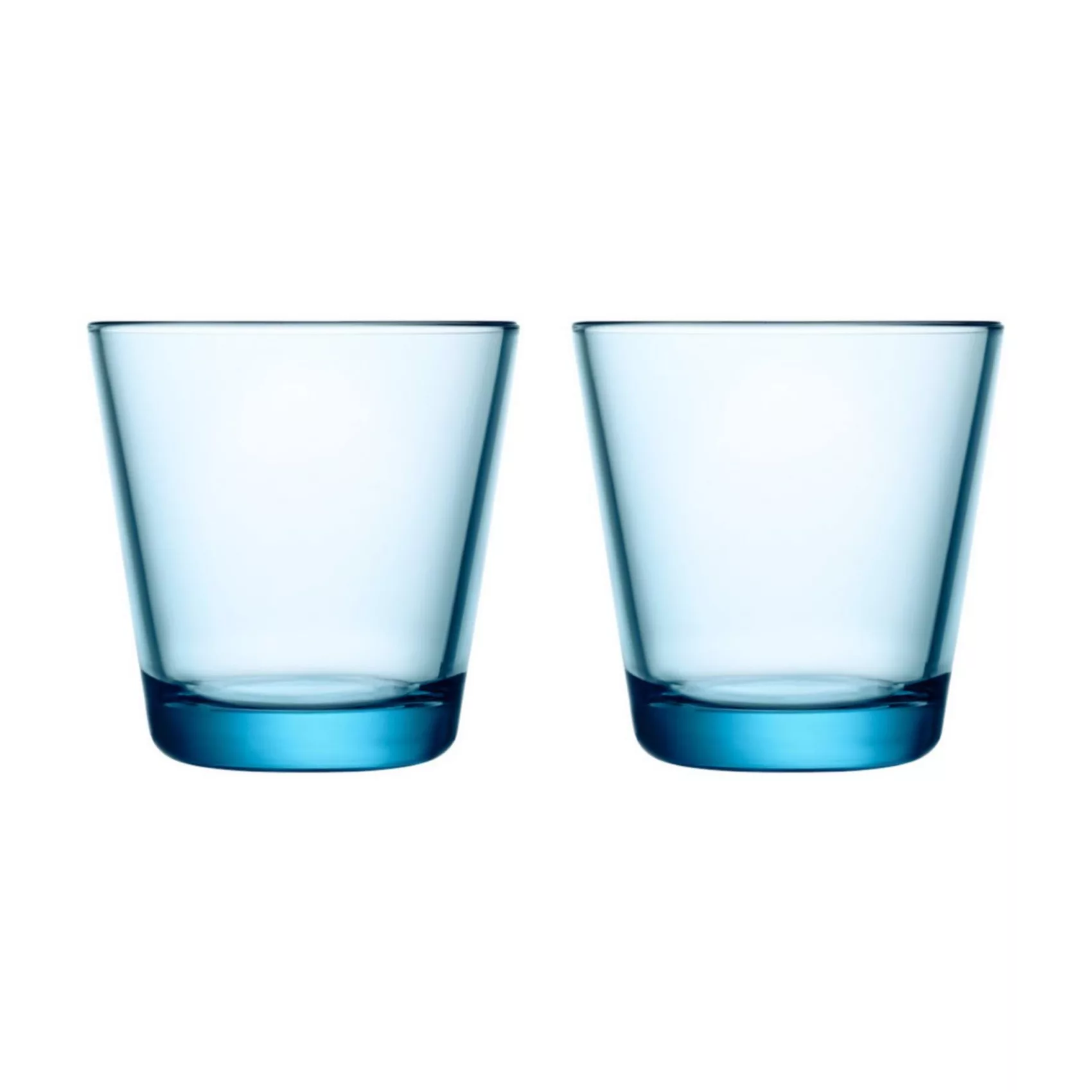 iittala - Kartio Glas 2er Set 21cl - aqua/H 8cm/0,21L günstig online kaufen