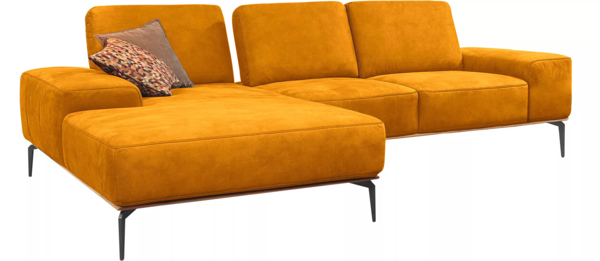 W.SCHILLIG Ecksofa "run, Designsofa mit tollem Sitzkomfort, bequem, L-Form" günstig online kaufen