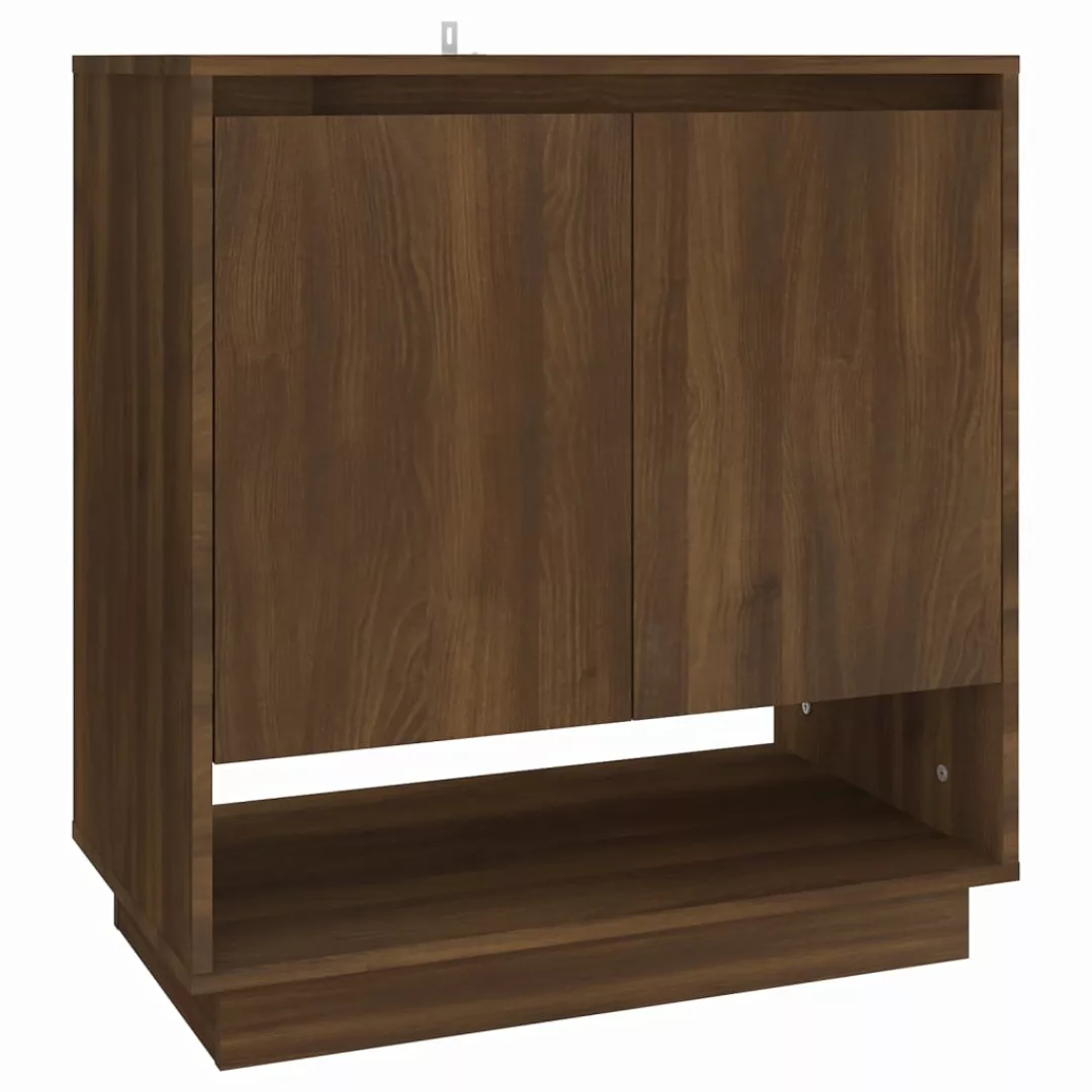 Sideboard Braun Eichen-optik 70x41x75 Cm Spanplatte günstig online kaufen