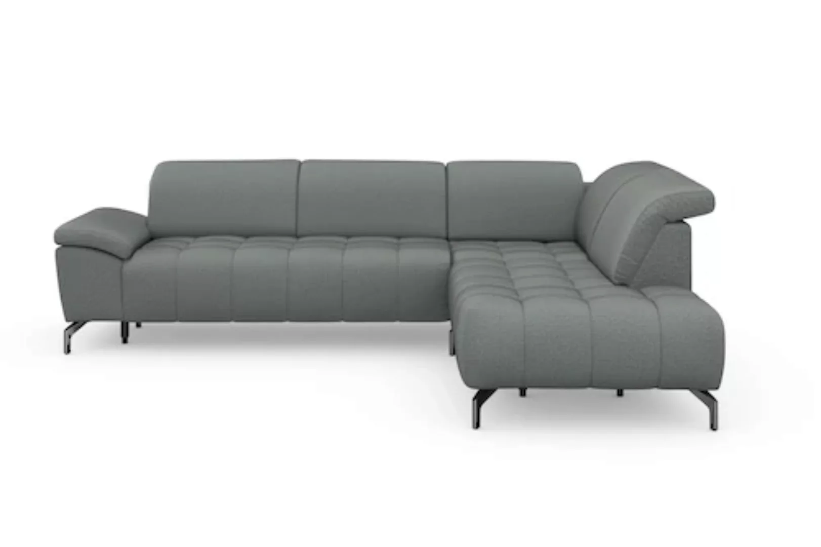 sit&more Ecksofa "Cool L-Form", wahlweise mit Kopfteilverstellung und Vorzi günstig online kaufen