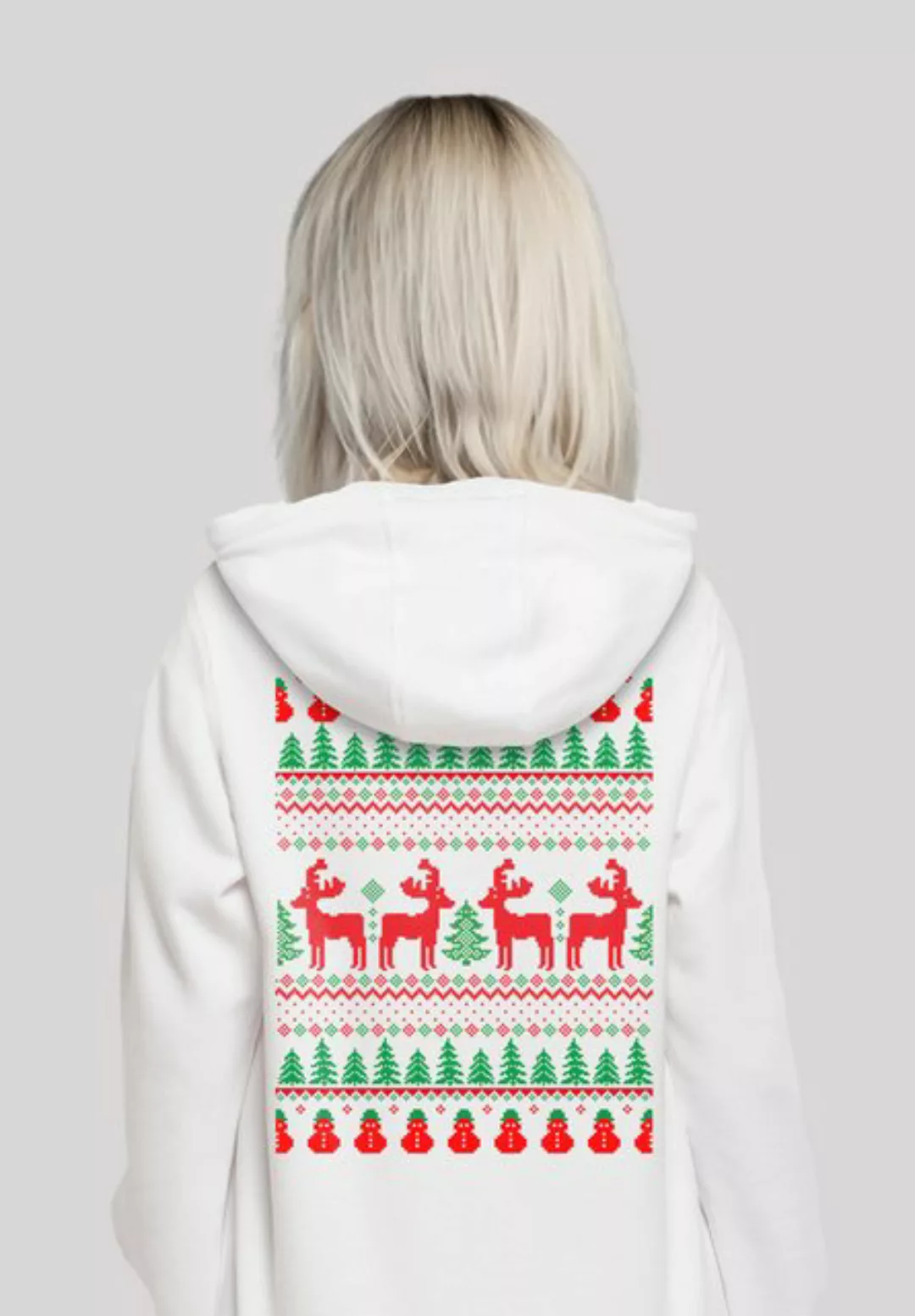 F4NT4STIC Kapuzenpullover Christmas Weihnachten Reindeers Premium Qualität, günstig online kaufen