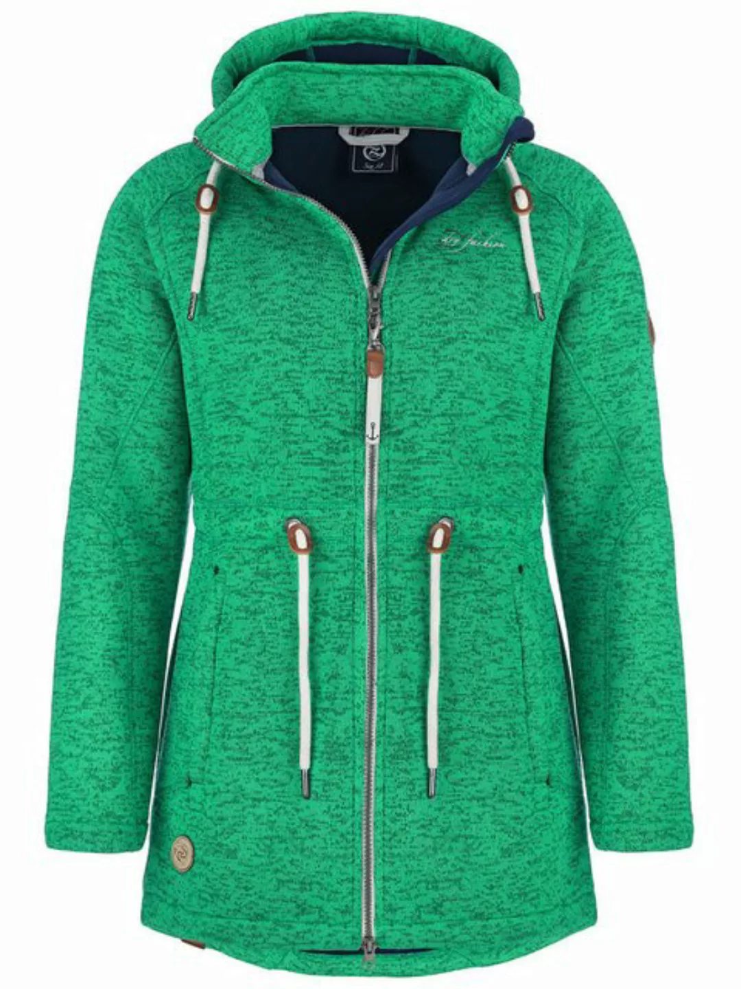 Dry Fashion Wollmantel Damen Fleece-Mantel St. Peter-Ording - Wärmende Flee günstig online kaufen