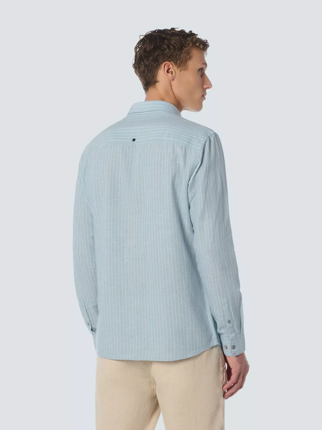 NO EXCESS Leinenhemd im Streifen-Design und mit Leinen-Anteil günstig online kaufen